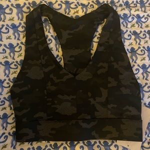 Black camo sports bra NWT